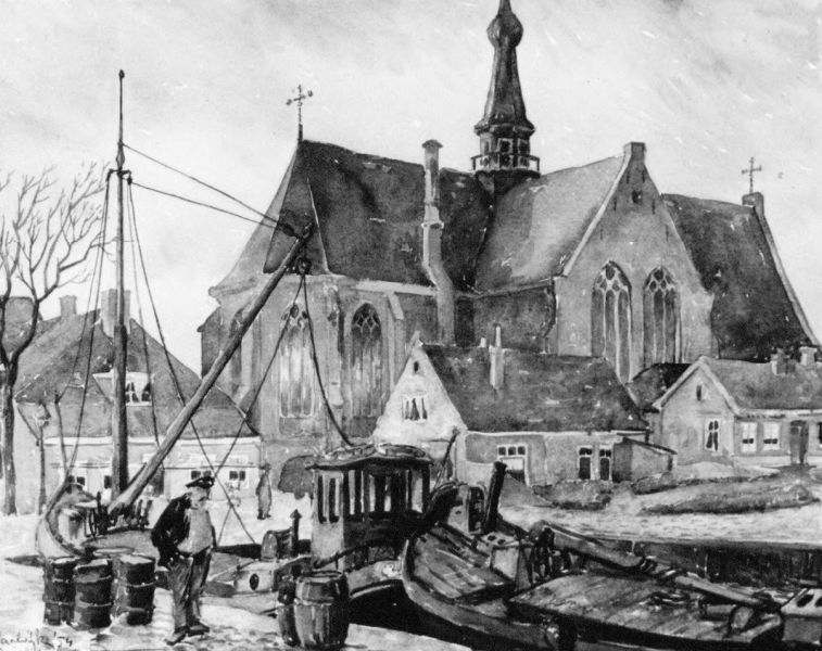 Bestand:Aquarel Haven Wim Suermondt.jpg