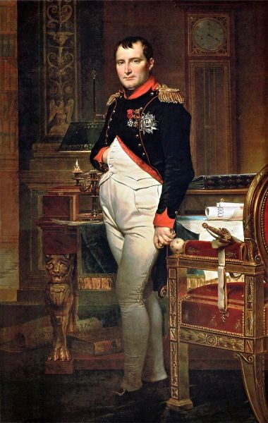 Bestand:Jacques-Louis David - The Emperor Napoleon in His Study at the Tuileries - Google Art Project 2.jpg